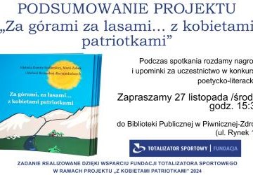 Podsumowanie projektu i rozdanie nagród