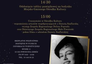 110. urodziny Danuty Szaflarskiej