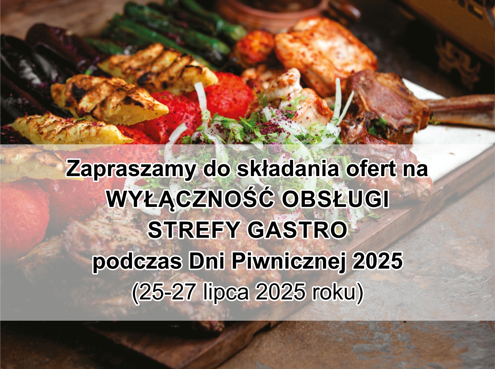 Strefa GASTRO podczas Dni Piwnicznej - zgłoś swoją ofertę