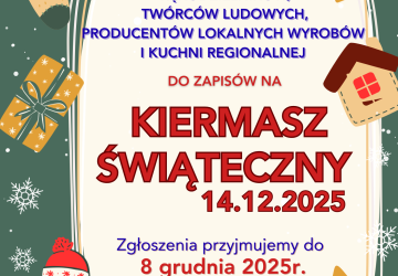 Kiermasz Świąteczny - zapisy wystawców