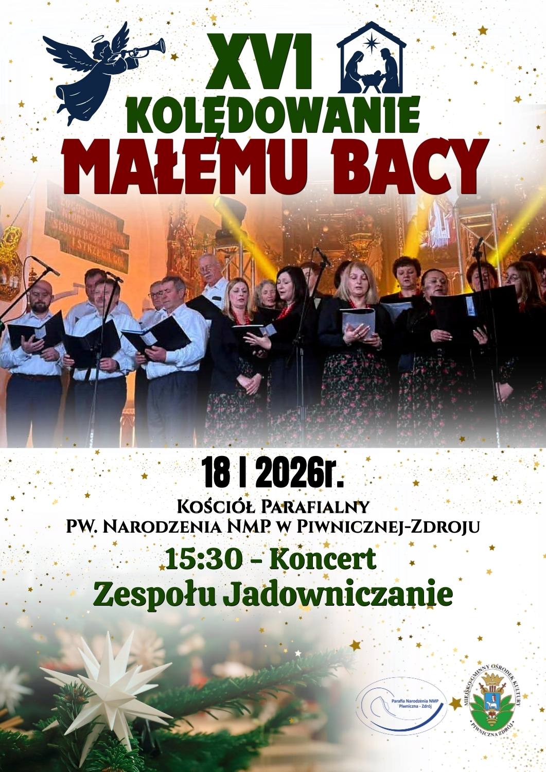 XVI Kolędowanie Małemu Bacy - koncert Zespołu Jadowniczanie
