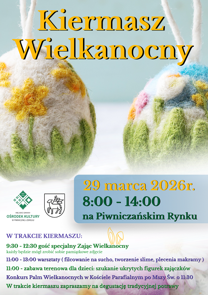 Zapraszamy na Kiermasz Wielkanocny