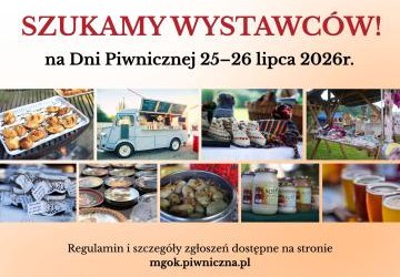 Szukamy wystawców!!