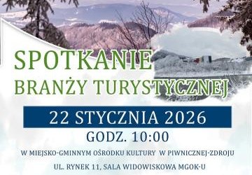 Spotkanie branży turystycznej - 22.01- serdecznie zapraszamy