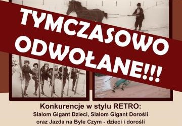 Zawody w stylu retro - tymczasowo odwołane