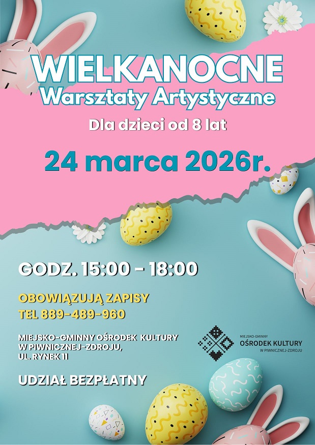 Wielkanocne warsztaty w MGOKu dla dzieci od 8 lat