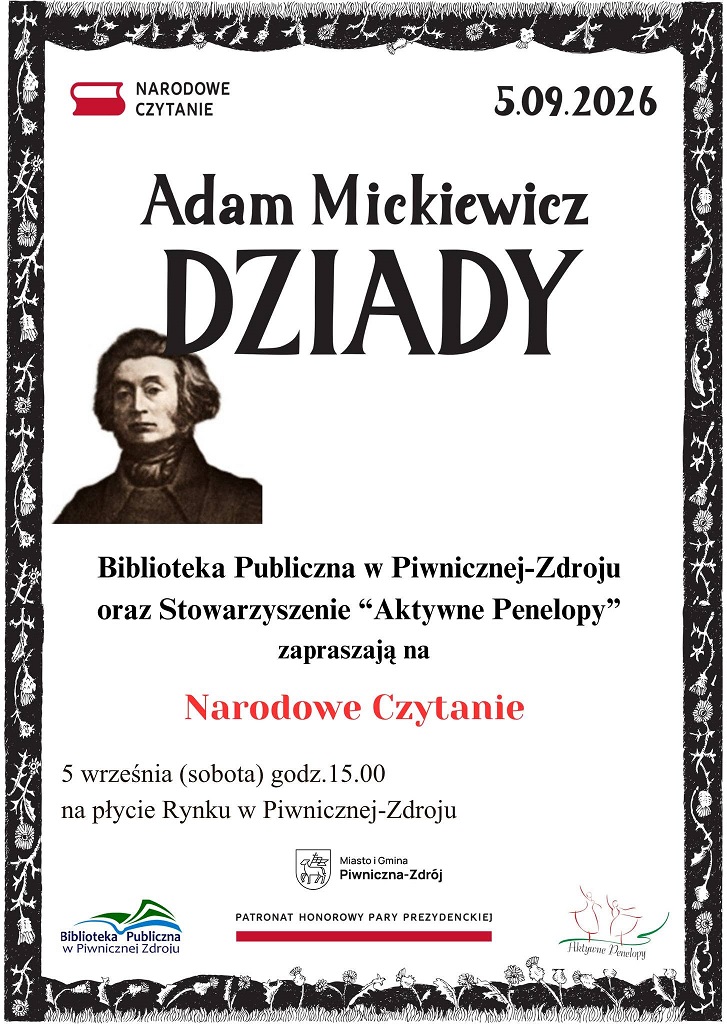 Narodowe Czytanie - 5.09.2026